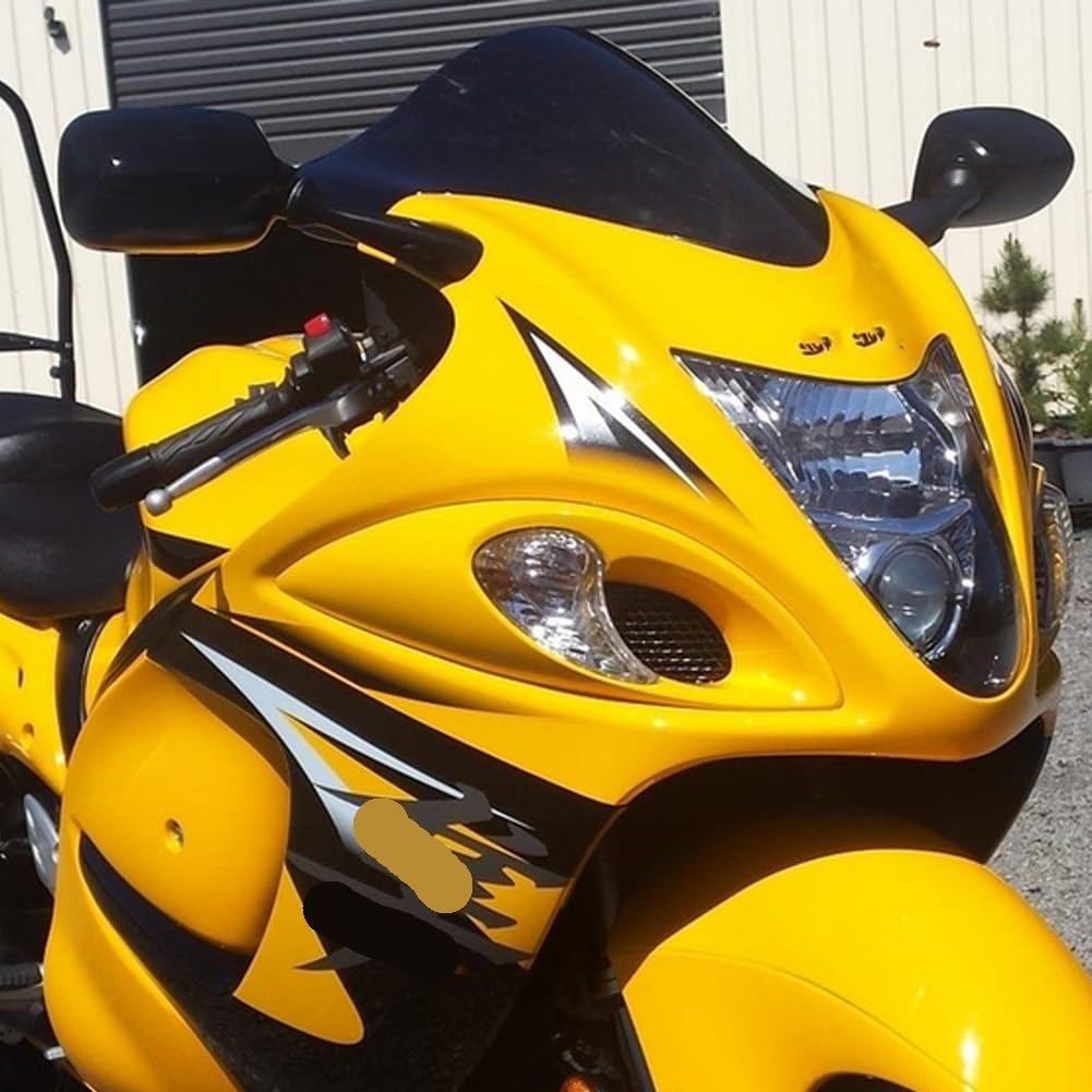 Klare Windschutzscheibe Für Suzuki Hayabusa GSXR1300 (1996–2007) – Perfekter Wind- Und Steinschutz Für Deine Tour