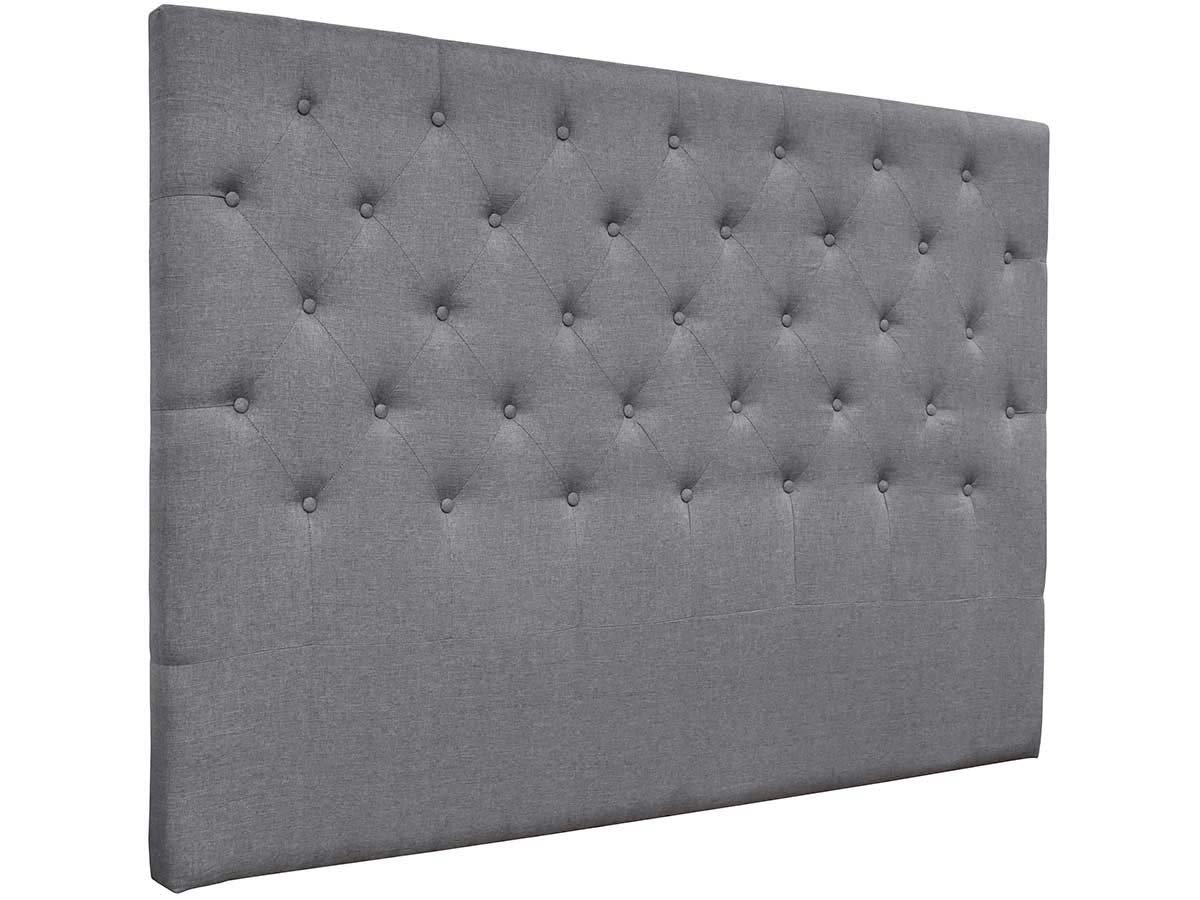 Kopfteil Deco – Gepolstertes Bettkopfteil Aus PVC, 169 Cm Schwarz – Modernes Design Fürs Schlafzimmer