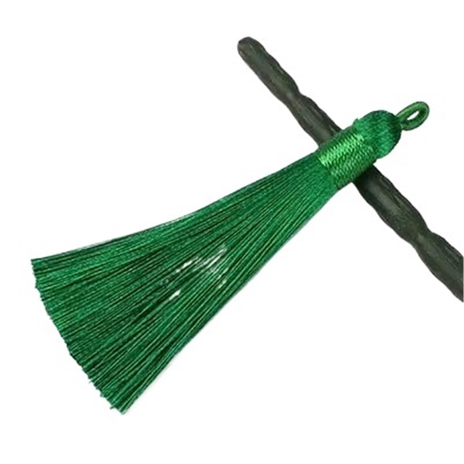 Handmade Silk Tassels with Loop 8cm for Bookmark Keychain Craft