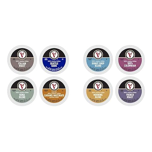 Paquete variado de café con sabor y sin sabor para cafeteras K-Cup Keurig 2.0, 96 unidades Victor Allen's Coffee de una sola porción de cápsulas de Paquete variado de café con sabor y sin sabor para cafeteras K-Cup Keurig 2.0, 96 unidades Victor Allen's Coffee de una sola porción de cápsulas de