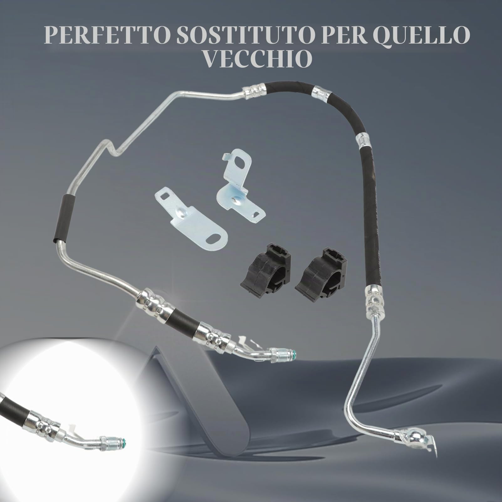 Tubo Del Servosterzo Idraulico 50501762 Per Alfa Romeo 159 2005–2011, 159 Sportwagon 2006–2011 939 16V Tubo Flessibile Del Servosterzo Idraulico Tubo Originale Di Alta Qualità, Perfettamente S