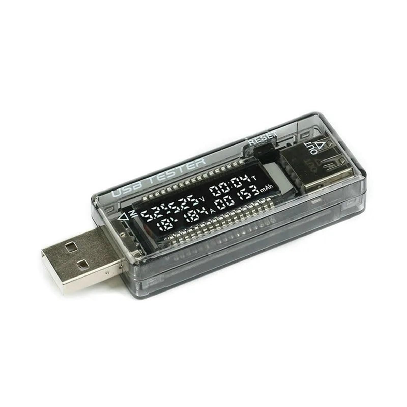 Tester Potenza USB Voltmetro Amperometro Digitale Multimetro per Misura Caricabatterie Presa Muro