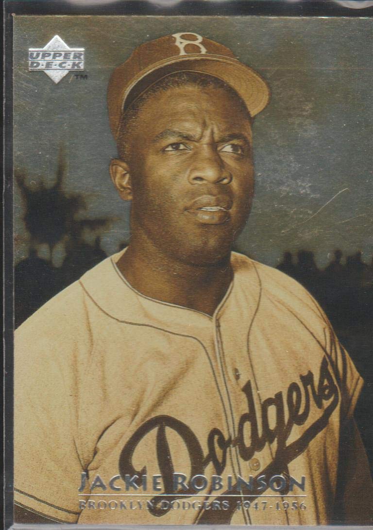 Amazon.com: 1996 Upper Deck Jackie Robinson Dodgers Baseball Card 