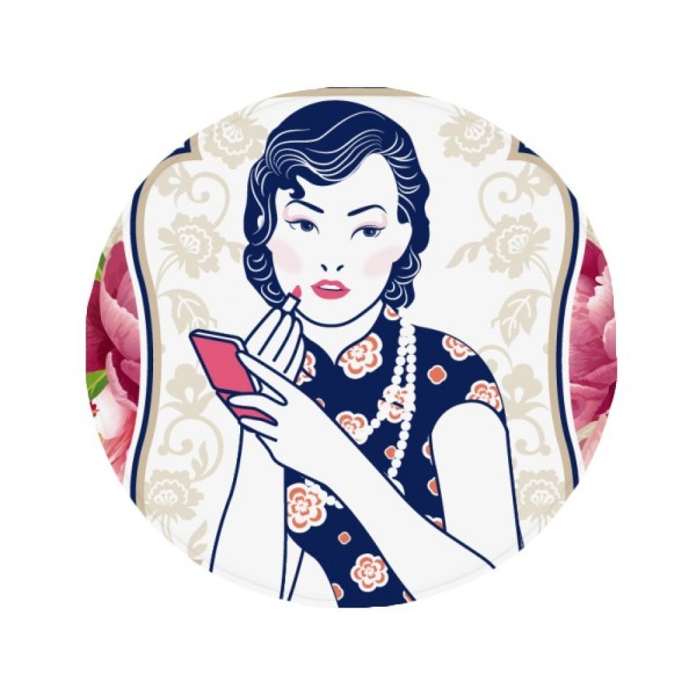 Tapis chinois rose antidérapant et sécurisé pour sol de salle de bain