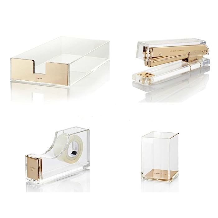 Buy Bundle 4 Items Kate Spade New York Acrylic Desk Set Online at desertcart UAE