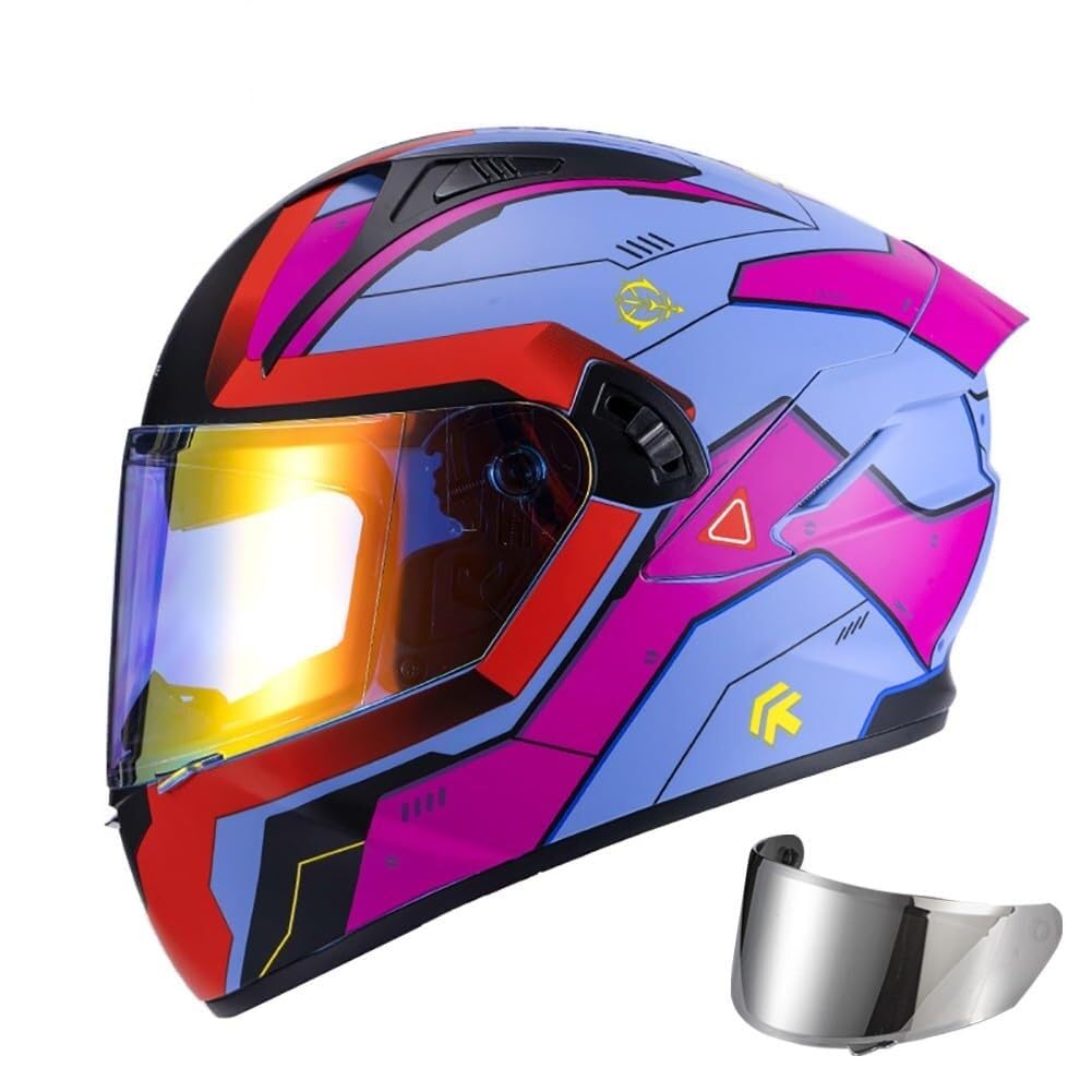 Casque moto fentes Bluetooth modulable intégral taille M - 8