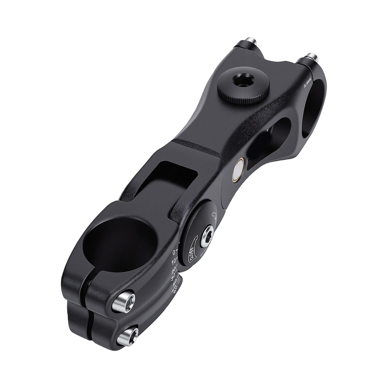 VGEBY Wspornik Roweru z Zawieszeniem, Regulowany Wspornik Kierownicy Roweru ze Stopu Aluminium z Wymiennymi Sprężynami do Hybrydowego Elektrycznego Gravel Road Mountain 31,8 X