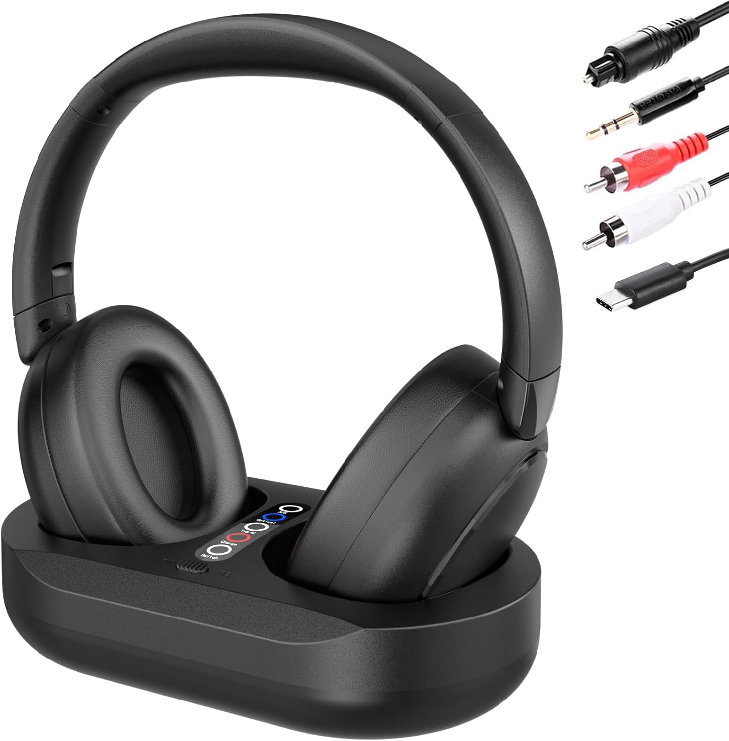 eppfun Wireless Headphones for TV Watching, LED Display...