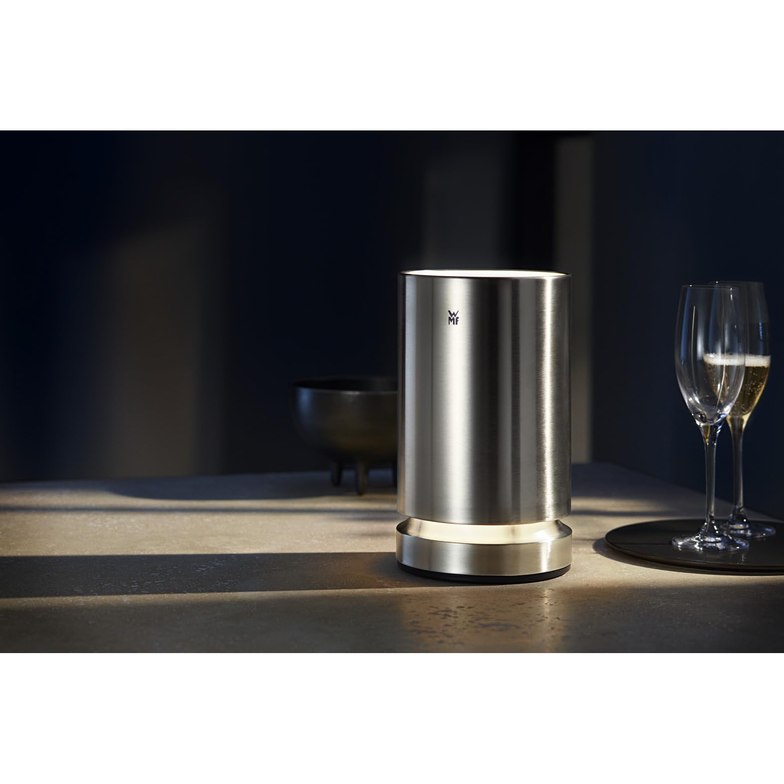 Image secondaire de WMF Refroidisseur de bouteilles électrique ambiant, refroidisseur à champagne ou à vin électrique, collier de refroidissement, é
