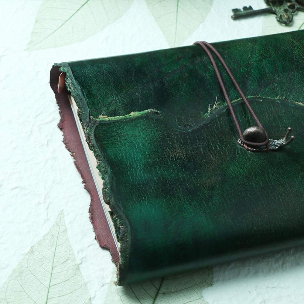 Kompozycja Notatniki Segregator Elegancki notatnik do pisania 6 segregatorów Ring Notatnik z możliwością wielokrotnego napełniania Notatnik A5 Sketch Book Pad (zielony)