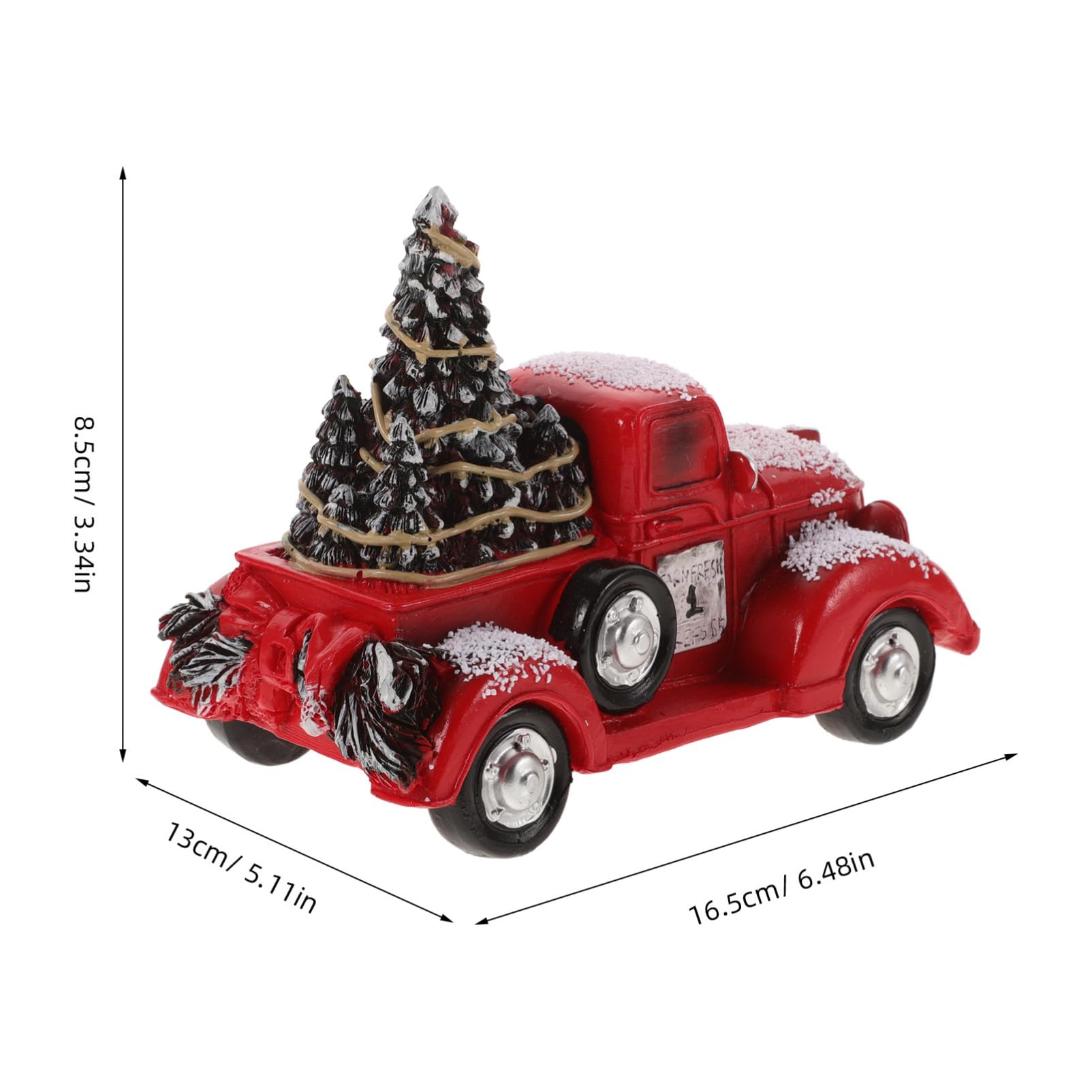 Modelo De Coche Clásico De Hierro Decorativo - Estilo Vintage, Ideal Para Coleccionistas O Decoración Navideña