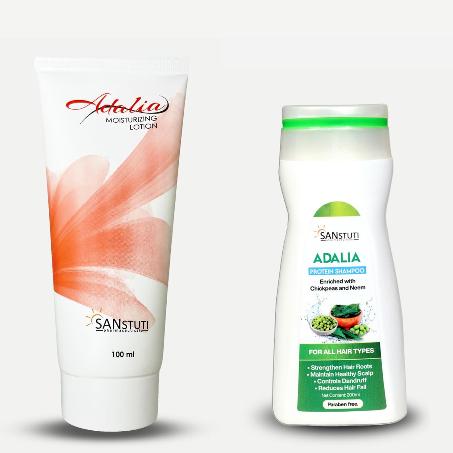 Adalia Hair & Skin Care Combo Pack – Protein Shampoo (200ml) for Hair Fall & Dandruff Control + Moisturizing Lotion (100ml) for Hydrated Skin | Sulfate-Free Daily Care for Men & Women | Strengthens Hair & Nourishes Skin-image-33
