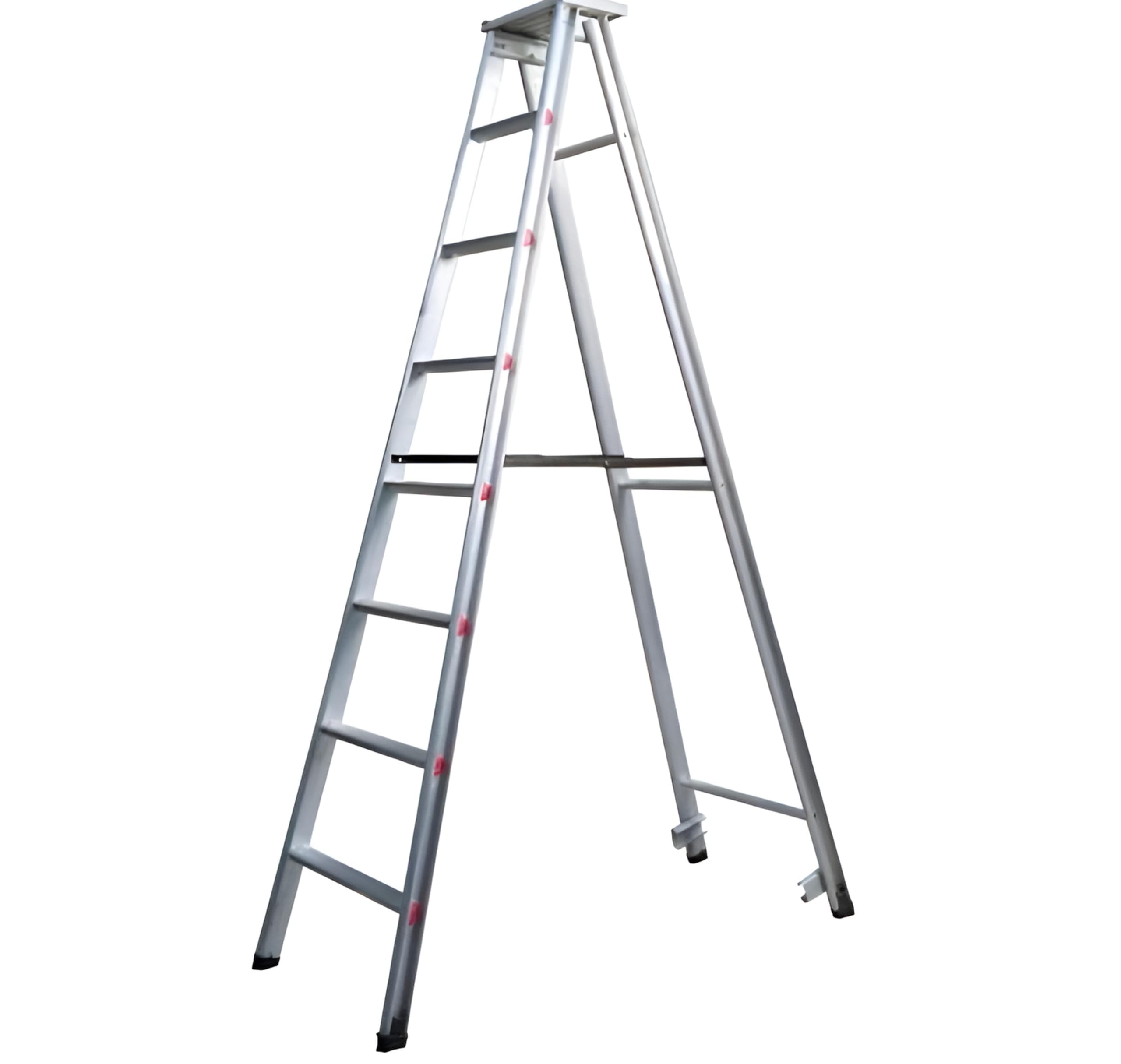 Venus 12ft Multipurpose Folding Aluminum Step Ladder | Heavy Duty & Portable | Rustproof & Slip Resistant | For Indoor Outdoor Use – Ideal for Home, Factory, Cleaning, Maintenance, Electricwork | 12Ft