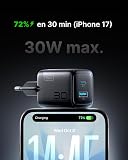 INIU 30 W USB C Charger Pack of 2, [USBC + USBA] Fast Charger with Cable, Gan PD 3.0 Multiple Power Supply, USB C Charger for iPhone 16 15 Pro Max, iPad, Galaxy S25 S24 S23 Ultra, Google ECC - 3
