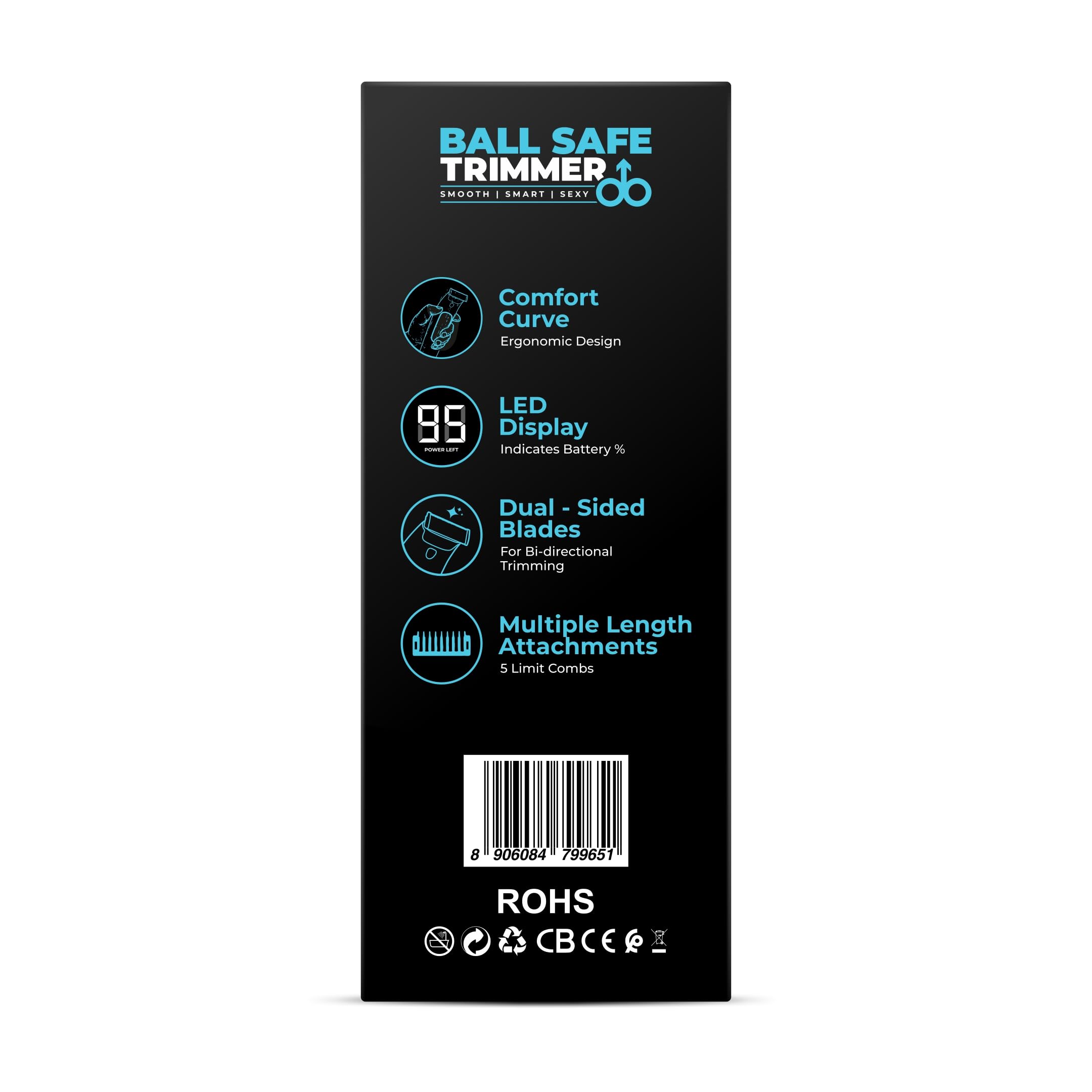 BEARDO Ball Safe Trimmer - Men's Intimate Groomer -8 BEARDO Ball Safe Trimmer - Men's Intimate Groomer -8