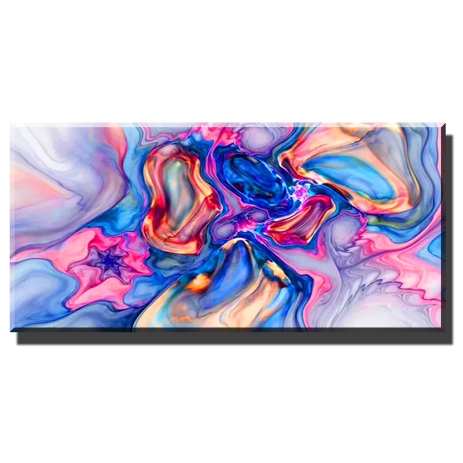 DIY zestawy do malowania diamentami 5D, pełne wiertło diamentowe sztuka obraz dla dorosłych i dzieci, kryształ górski haftowanie obrazy do dekoracji ścian domu - 80 x 160 cm / 31 x 63 cale (kolor: abstrakcyjny)