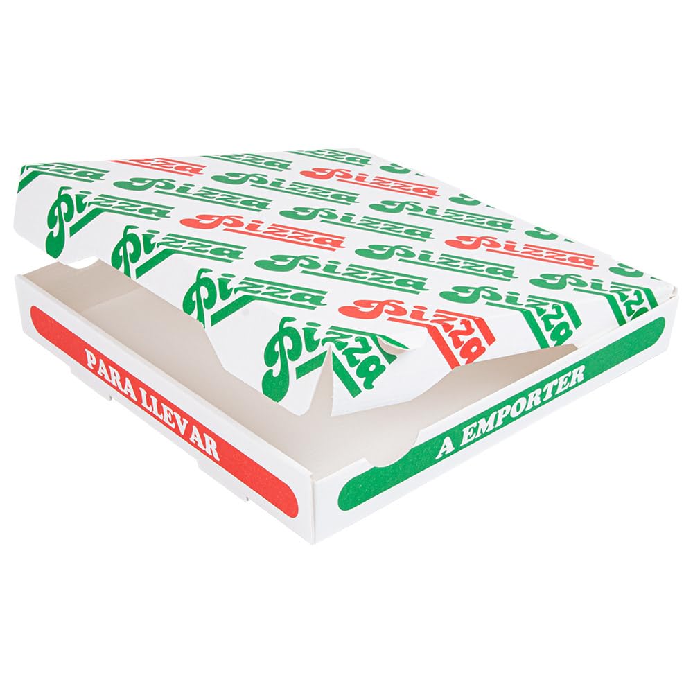 Garcia de Pou Scatole per pizza Thepack 330 G/M2 26 x 26 x 3,8 cm bianco cartone ondulato microcanale
