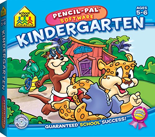 sequencing software - School Zone - Kindergarten Pencil-Pal Software - Ages 5 to 6, CD-Rom, Math, Reading, Letters, Numbers, Patterns, Puzzles, Sequencing, Rhyming, and More