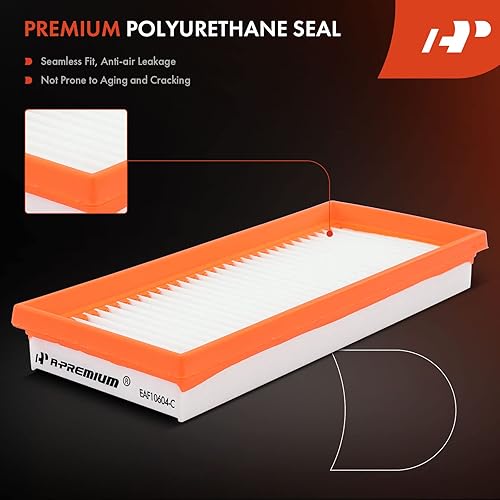 Miniatura 5 de A-Premium Filtro de aire de motor compatible con Smart Fortwo 2008-2015, L3 1.3L, panel flexible, repuesto # A0010940301