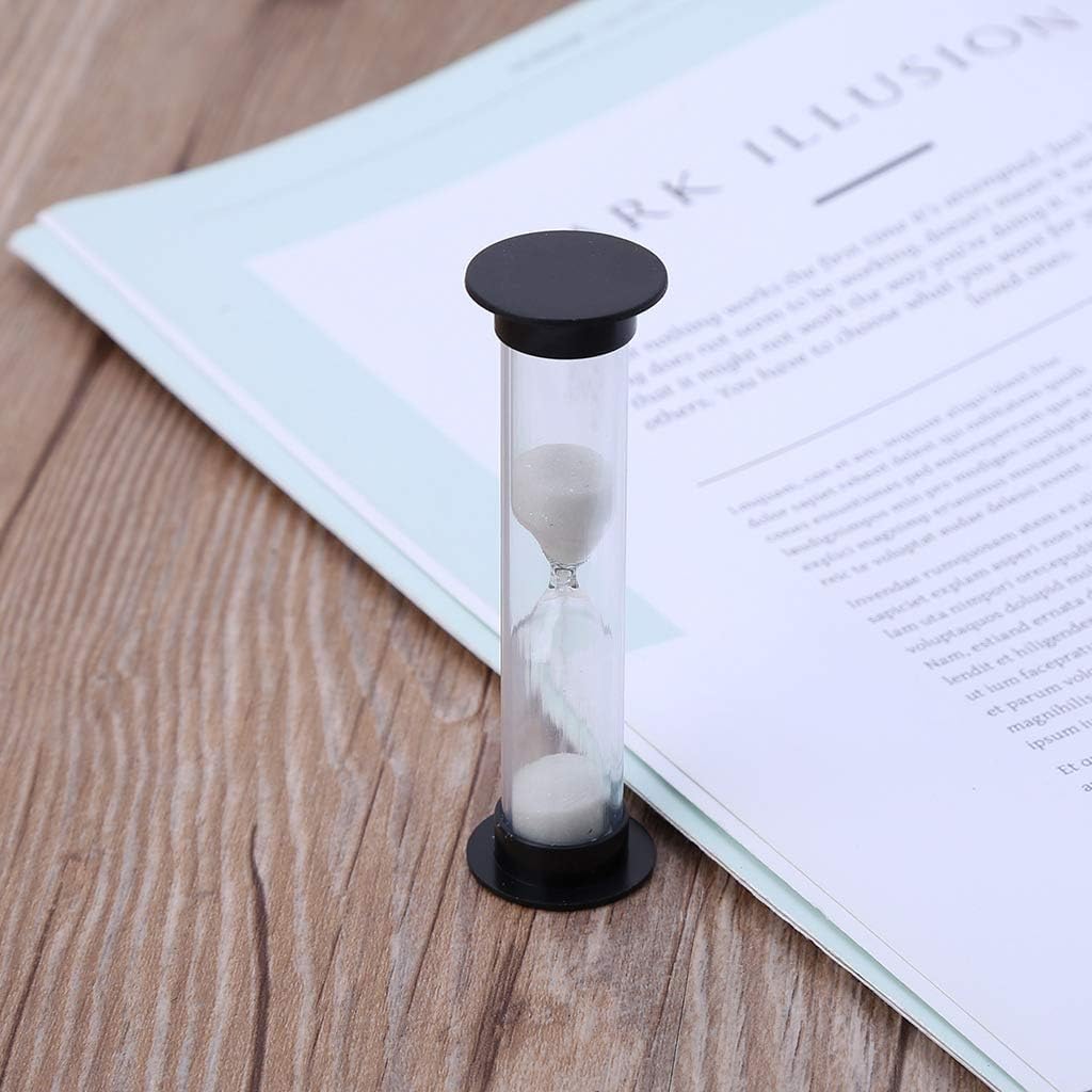 60 Seconds 1 Minute New White Mini Sandglass Hourglass Sand Clock Timer Thermometers and Timers,Kitchen Utensils and Gadgets,Timers image 5