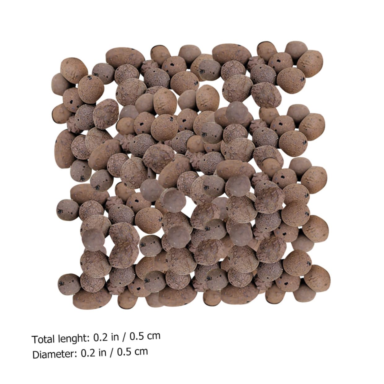 Anneome 1kg Blähton Schotter für Blumenpflanzzubehör, Kaffee