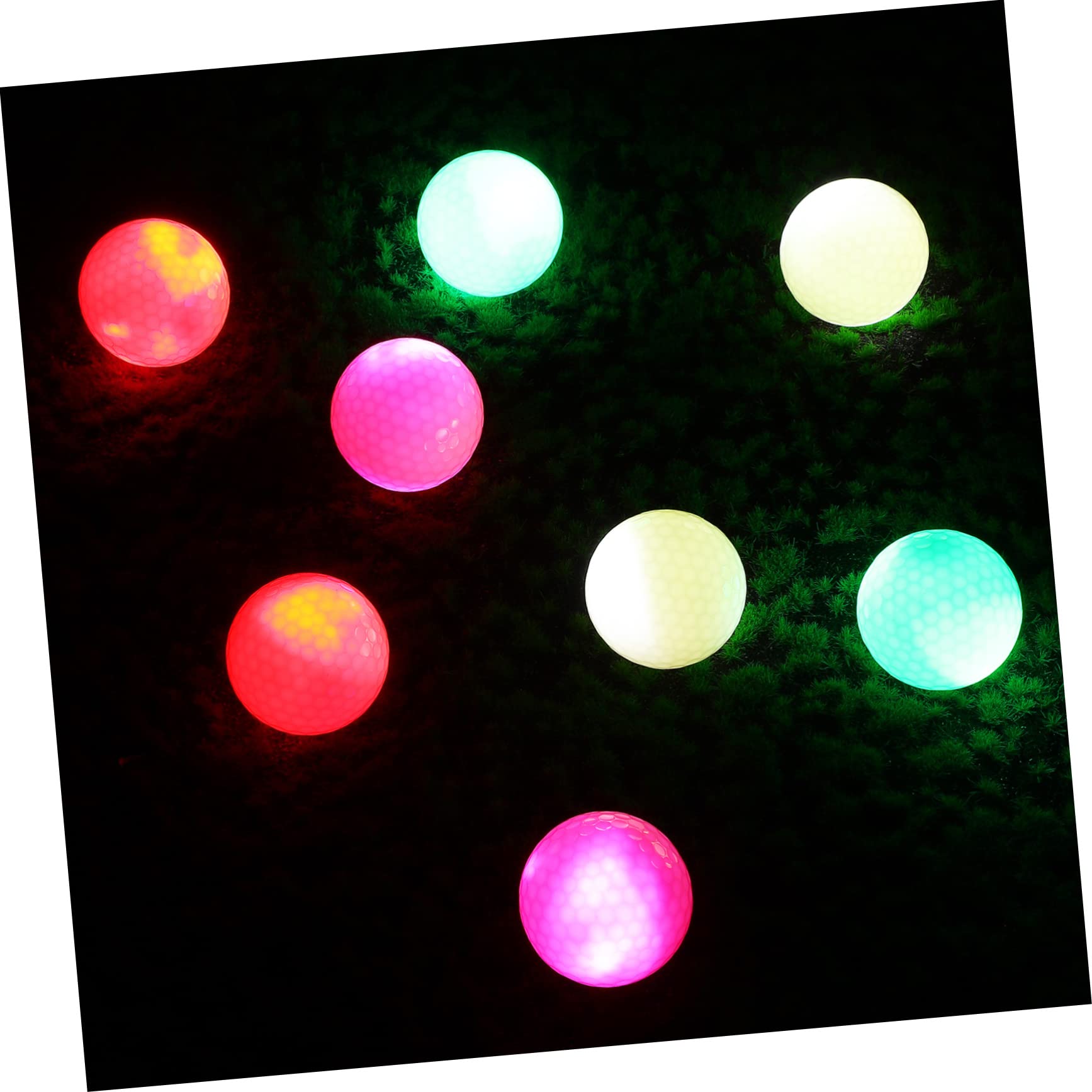 BESPORTBLE Juego De Regalo De Pelotas De Golf Súper Suaves De 32 Piezas Pelota De Golf LED De Colores para Niños Pelotas De Entrenamiento De Golf Pelotas De Golf Brillantes Pelotas De