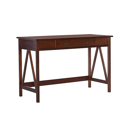 Linon Home Dcor Linon Home Decor Antique Tobacco Titian, 45.98"