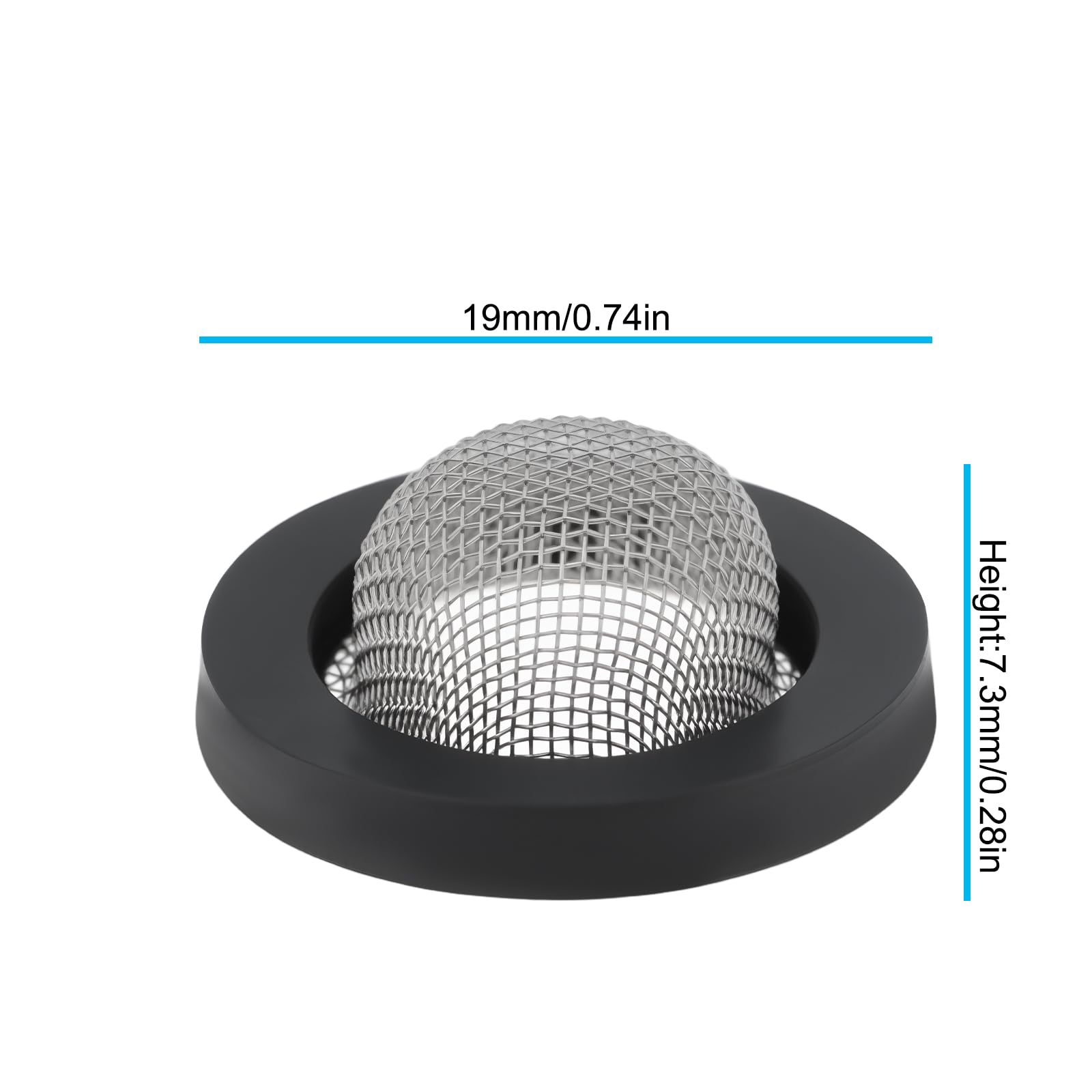 Briny River 20Pcs 3/4inch Shower Valve Tap Rubber Bath Gauze Washer for Standard Washing Machine and Dishwasher Hose - Image 4
