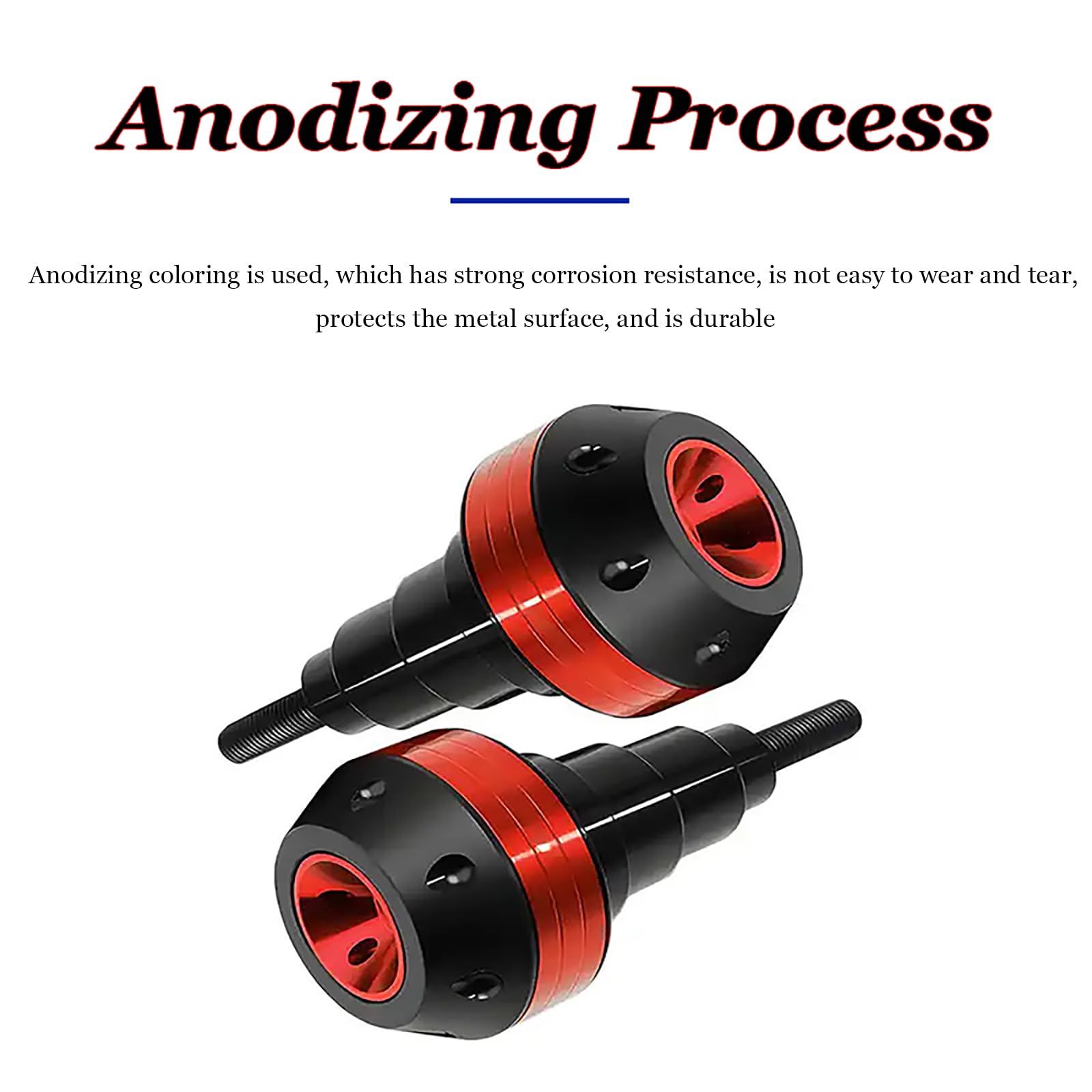 EVGATSAUTO Curseur De Cadre De Moto, Nouveau Kit De Curseur De