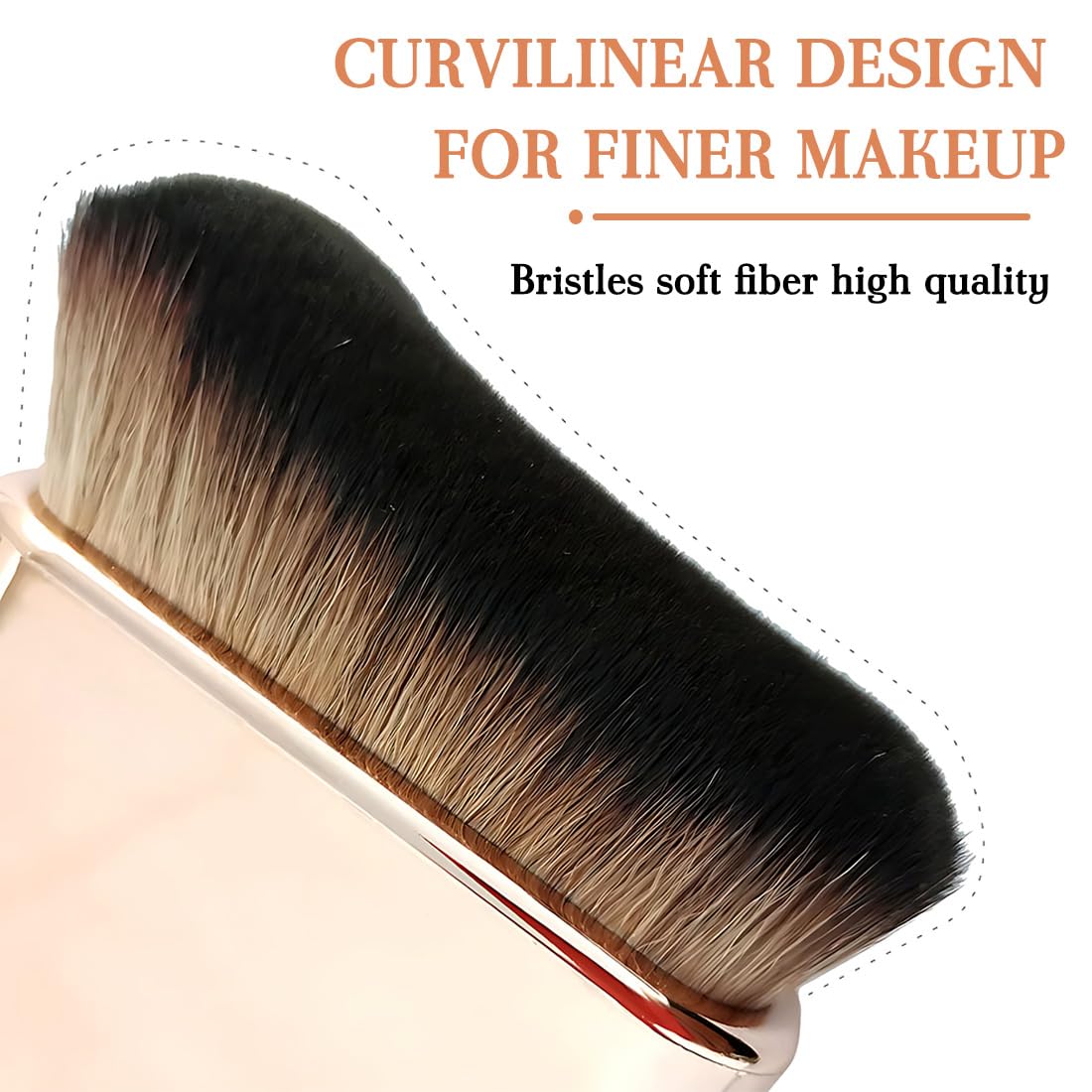 1 Pezzo Pennello per Fondotinta,Spazzola Abbronzante, Kabuki Brush,Spazzola per trucco per il Corpo, Foundation Brush per corpo e gambe Pennello Abbronzante