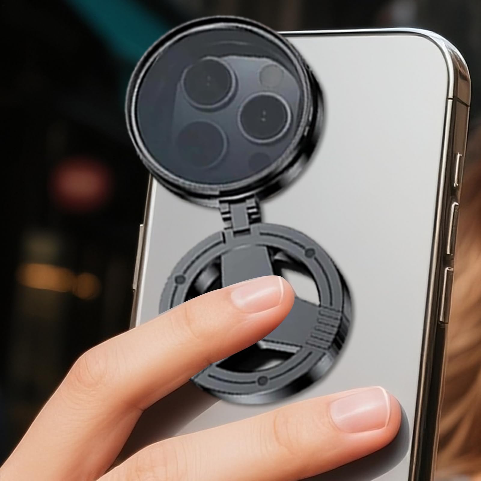 Magnetyczny uchwyt na obiektyw – adapter filtra do telefonu do fotografii, szklana konstrukcja PP z pierścieniem 52 mm, narzędzie antyodblaskowe, akcesorium do aparatu, do portretu podróży
