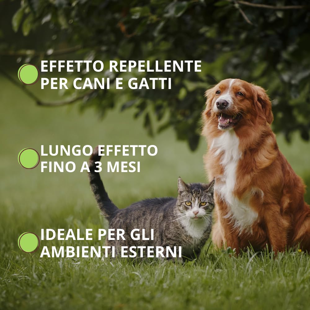 VITHAL Repellente Cane e Gatto in Granuli 200gr - Protezione Superfici e Ambienti Interni e Esterni, Fino a 3 Mesi