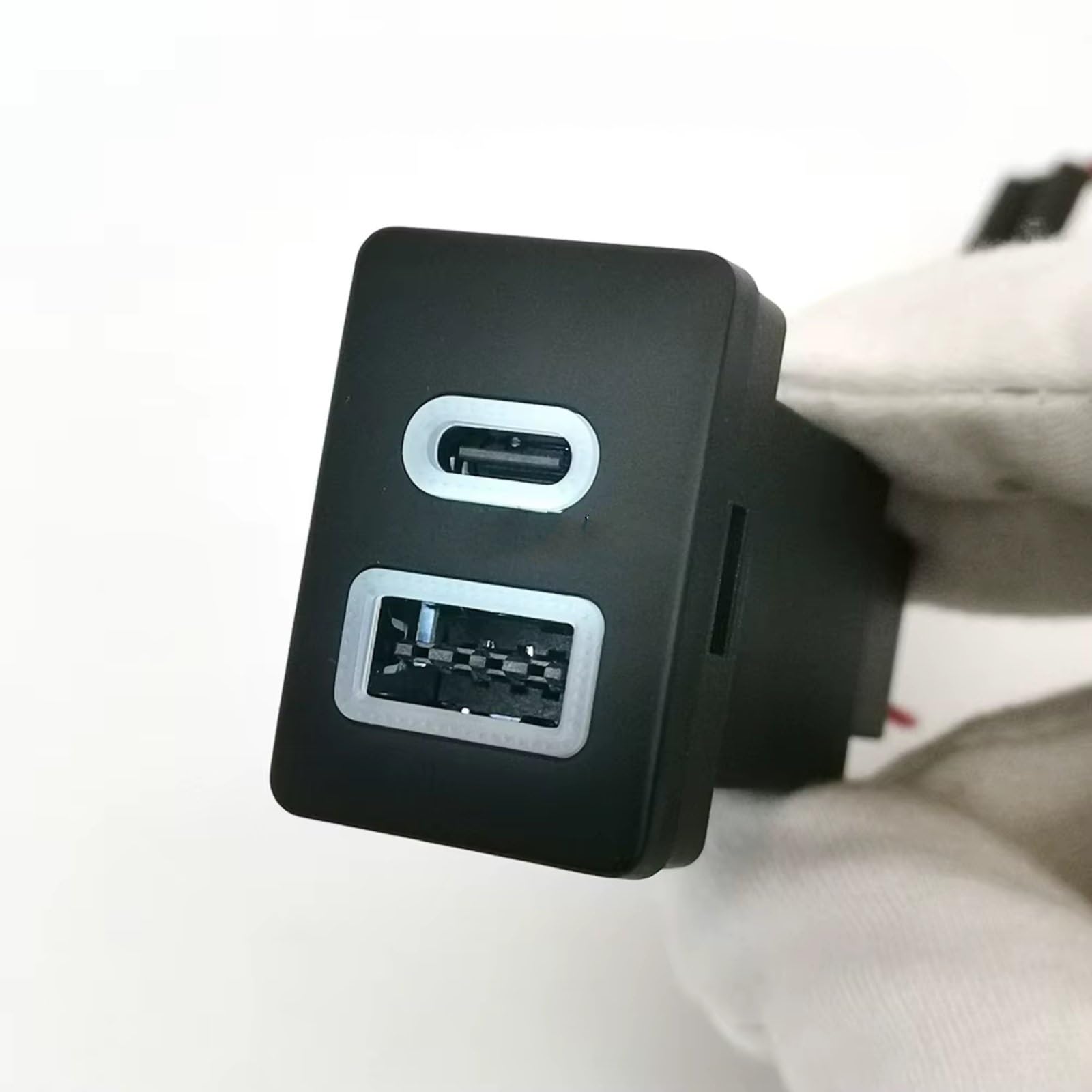 Porta USB Center Compatibile Con Toyota Per LC120 Per Prado 12V 24V Auto Doppia Presa Di Ricarica Telefono Adattatore Ricarica Per Type-C PD QC3.0 Ricambi Auto