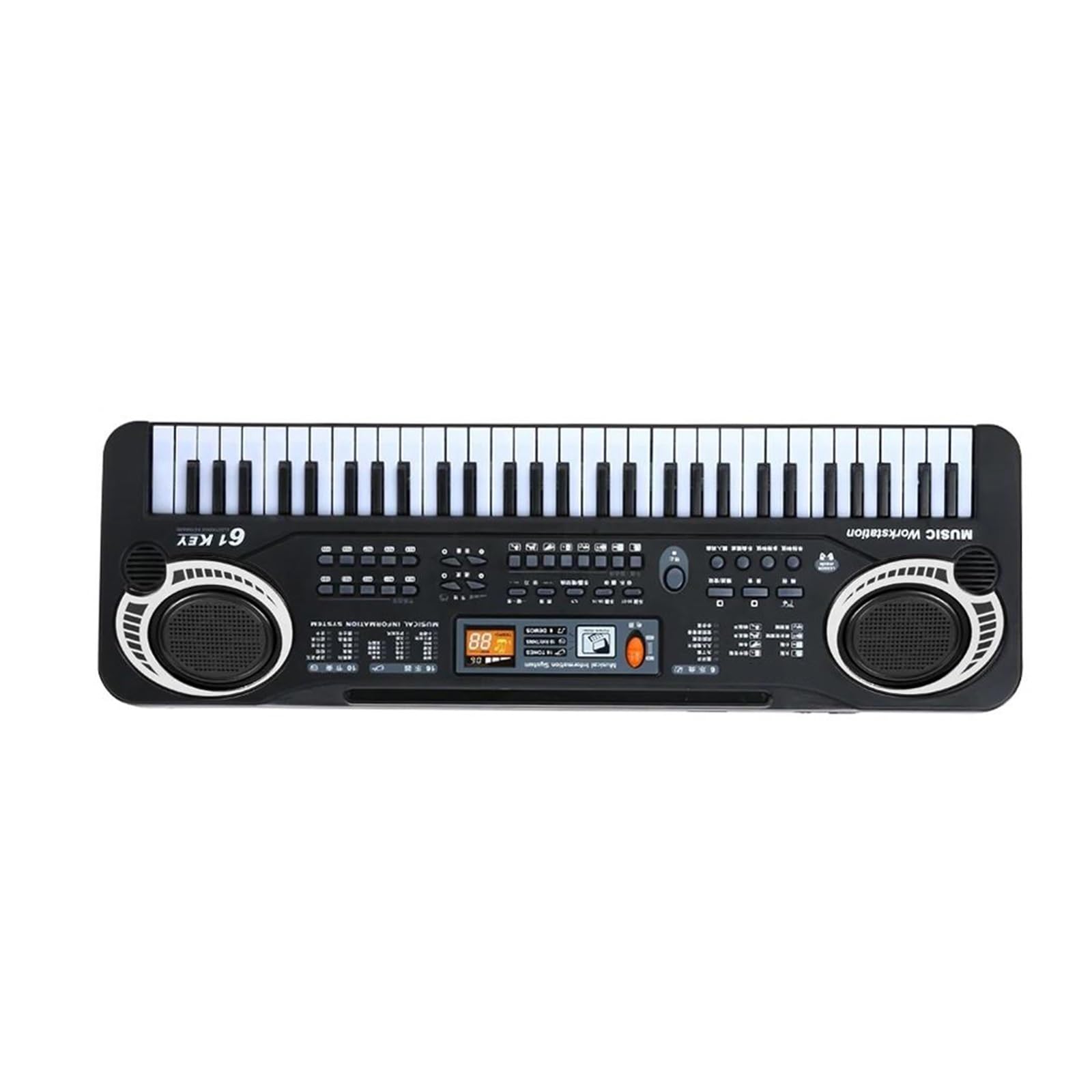 dorosłych klawiatura elektroniczna 61 Klawiszy Fortepian Muzyka Cyfrowa Klawiatura Elektroniczna Klucz Czarne Pianino Elektryczne Z Mikrofonem Instrument Klawiszowy