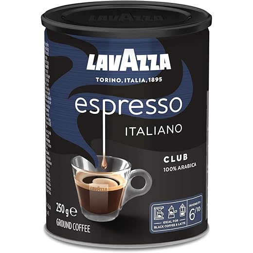 Lavazza Espresso Italiano Club Premium Arabica Ground Coffee