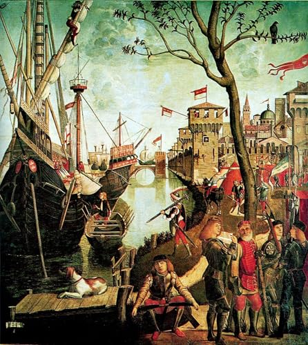 Tableau Carpaccio sainte Ursule pour raviver un mur blanc de chambre