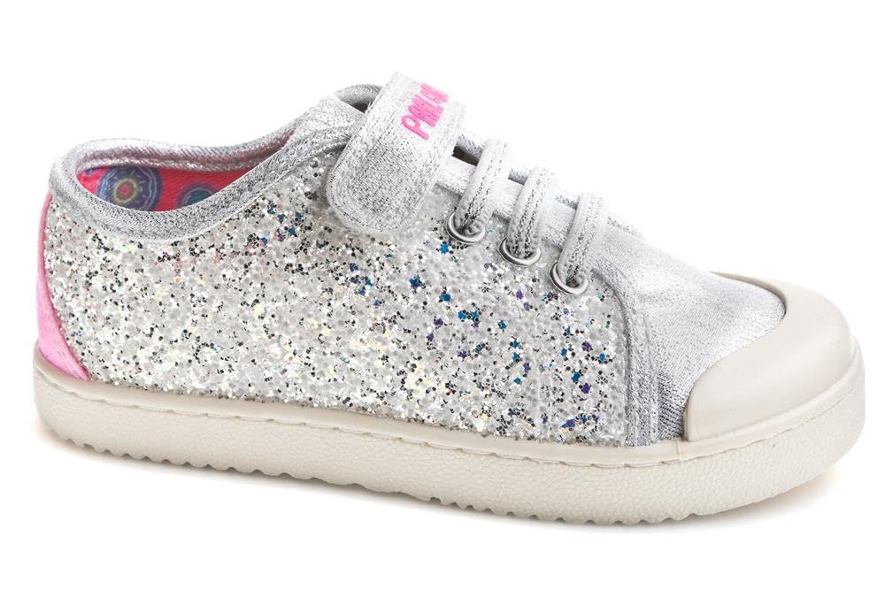 Pablosky Damen Silber Metallic Goma 984450 Sneaker, 31 Eu Weit