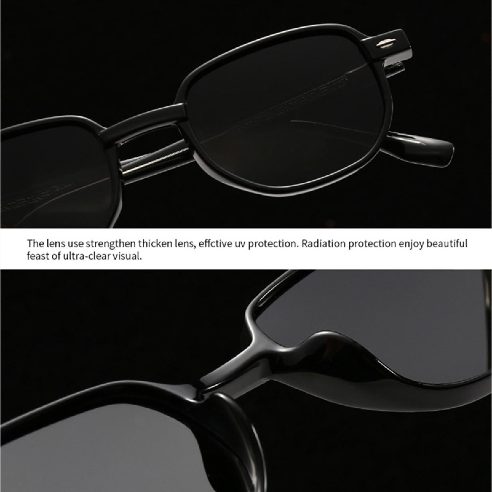 Gafas de sol de lujo con remaches retro para mujer y hombre, moda UV400