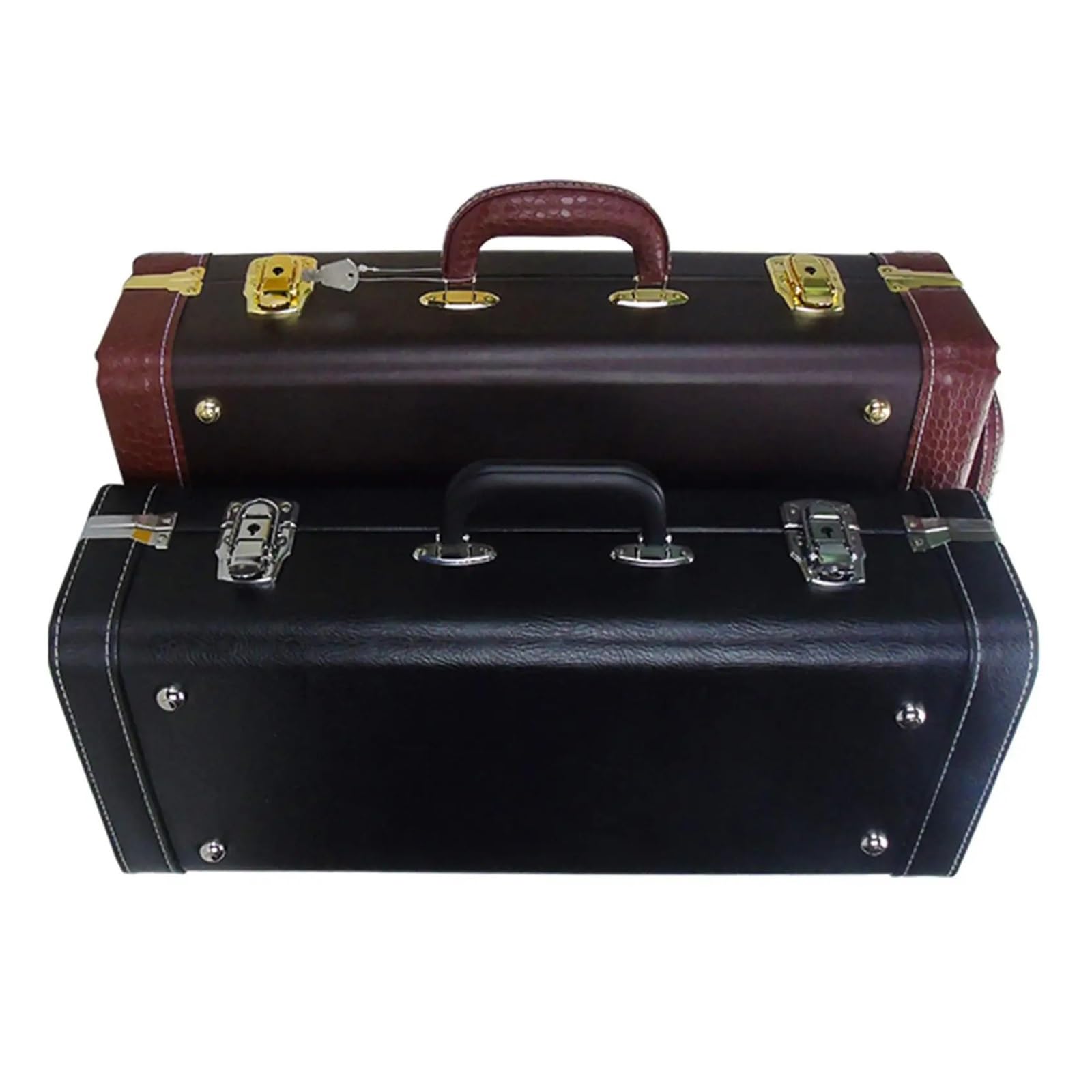 Scatola Portaoggetti for Custodia for Tromba | Borsa for accessori for strumenti musicali for concerti all'aperto(Black)