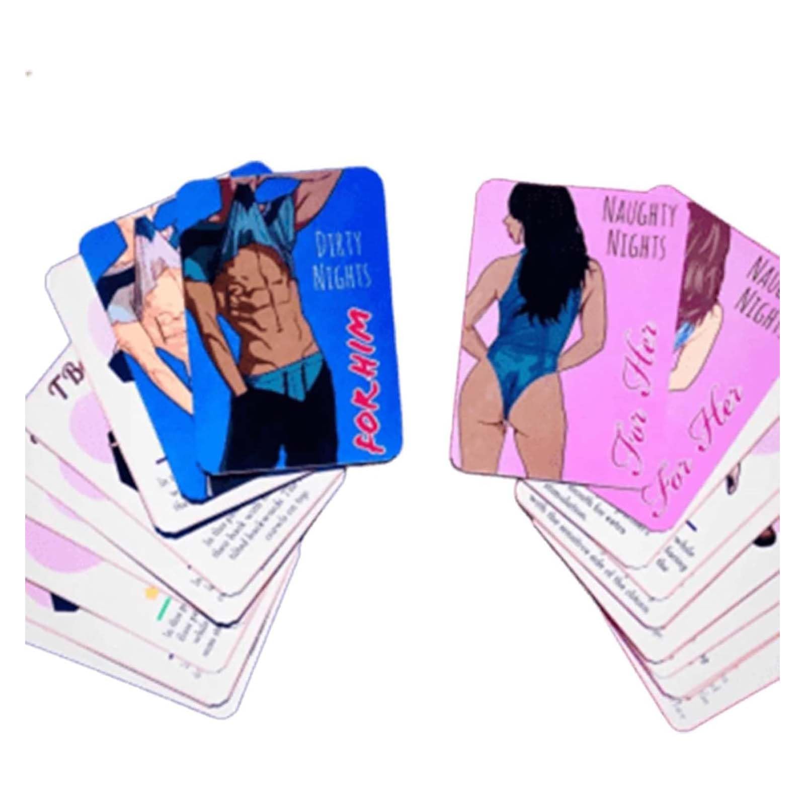 Hliloy Couples Naughty Nights Romantic Cards, Couples Games for Adults β Position Challenges Scratch Off Cards, Romantic & Naughty Game Date Night Ideas to Spark Conversation & Intimacy (For Her+Him)