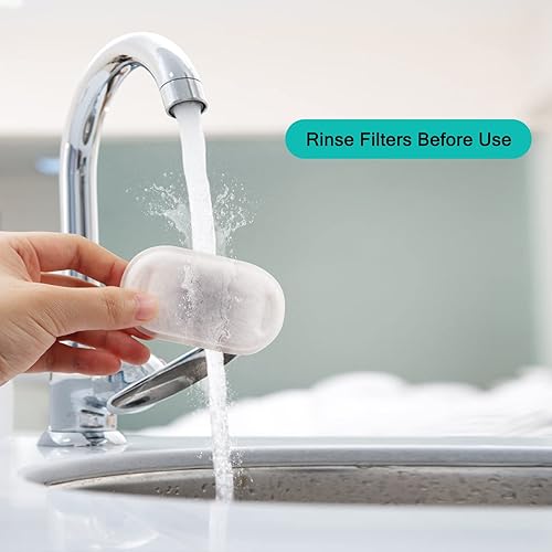 Miniatura 7 de Monsin Filtros de fuente de agua para gatos de acero inoxidable de 67 onzas2 litros de flujo de agua ajustable para mascotas, paquete de 4 filtros