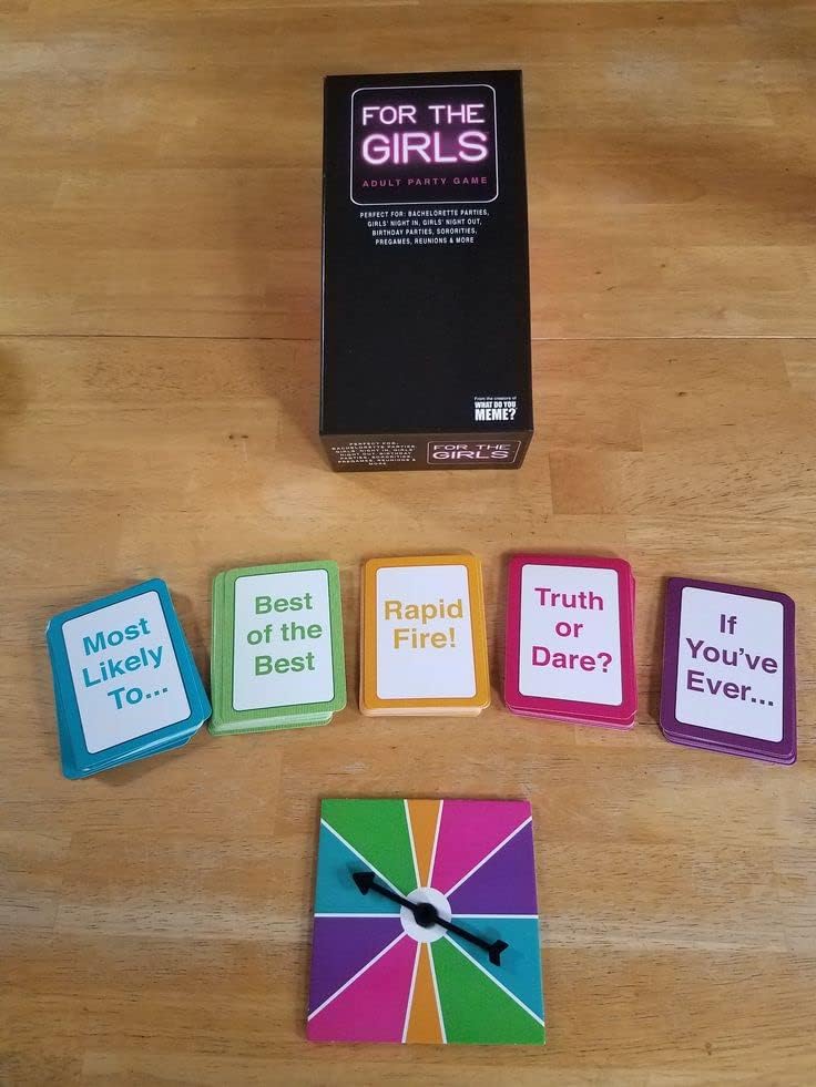 Image of Fun Games & Game Night Party Games for Girls | Bachelorette Party Games Set | Hilarious & Interactive Group Card Games | Perfect for Girls' Night, Sleepovers & Party Entertainment.