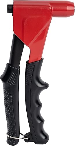 Miniatura 10 de Arrow RT200MKIT Kit de herramientas de remache manual sin cabeza con una sola mano, juego de remachadores manuales para metal, tela, cuero y