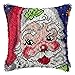Hak haftowy poduszki do poduszki do poduszki, Santa Wzór Poszewka Szewca, Odpowiedni dla Beginners Haft Kit Poszewka Poduszka,White background,3