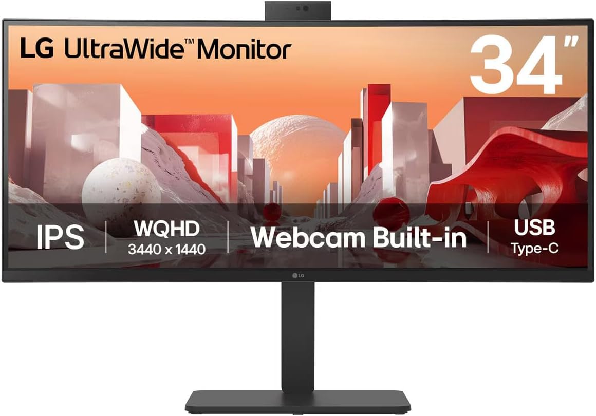 LG 34BA85QE-B Monitor PC 34" [34] 3440 x 1440 Pixel Wide Quad HD LCD Nero (LG 34 34BA75QE-B)