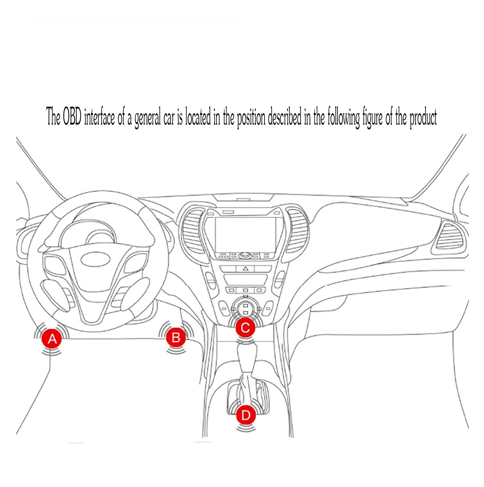 Automobile Fault Diagnosi Strumento Diagnosi Automobile Strumento di diagnosi Automobile OBD2 Diagnosi del motore Codice automobilistico Scheda di lettura Portatile e comodo