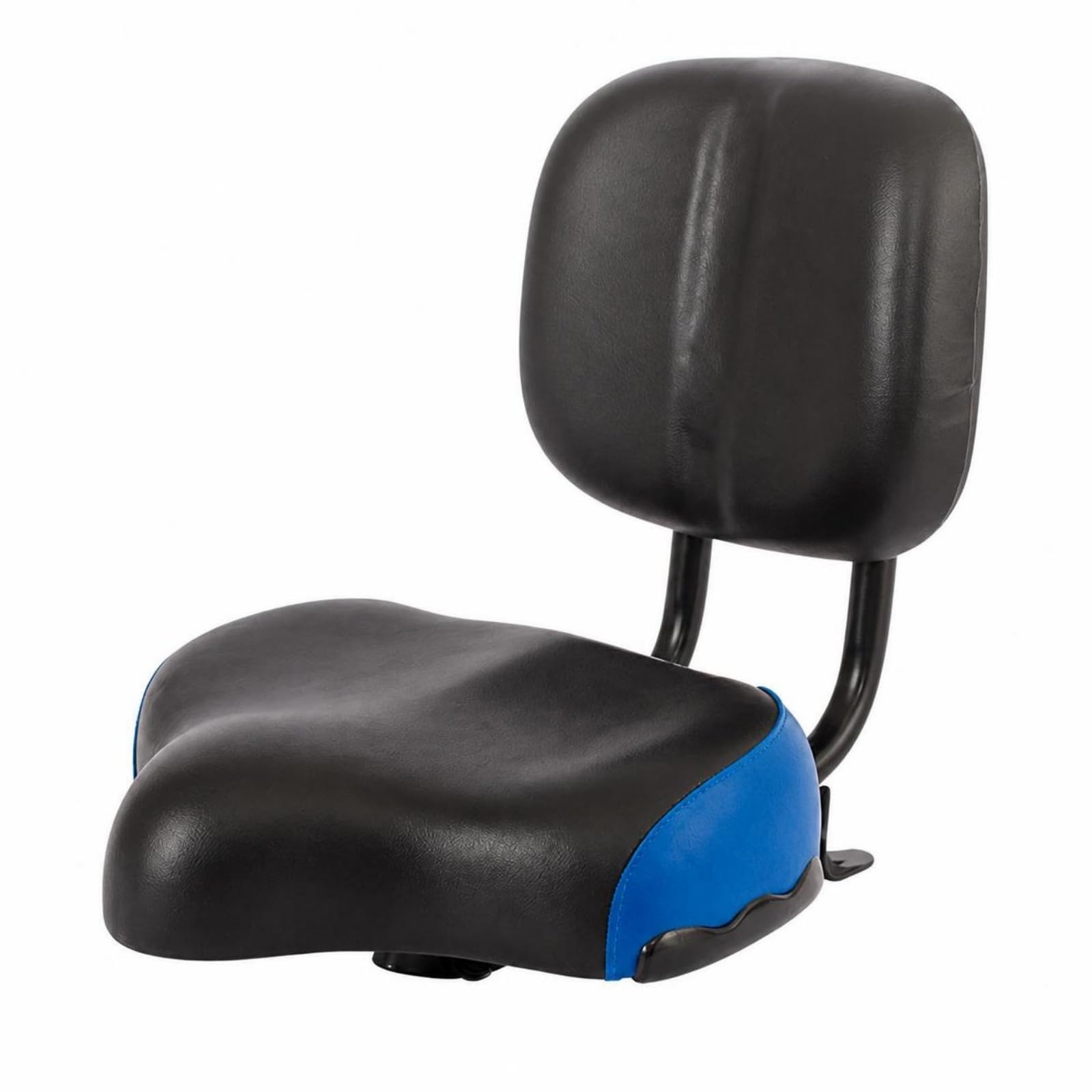 Harilla Sedile con Schienale Alta Densità In Pelle Sintetica, Sella da Bicicletta con Schienale, Ergonomico, Sellino Supporto Posteriore
