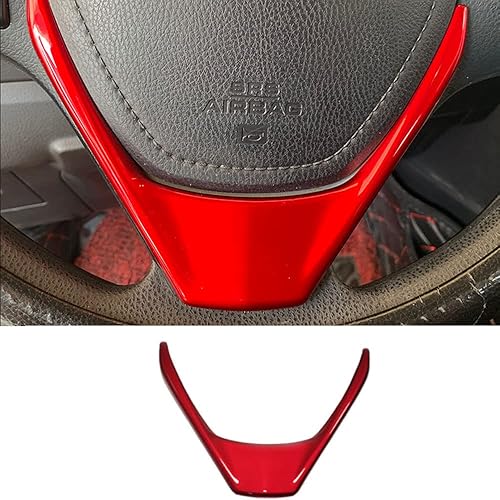 Miniatura 5 de BOYOUS Cubierta del panel del volante, accesorios para interior del automóvil, fibra de carbono, ABS, decoración interior de automóvil, adornos para