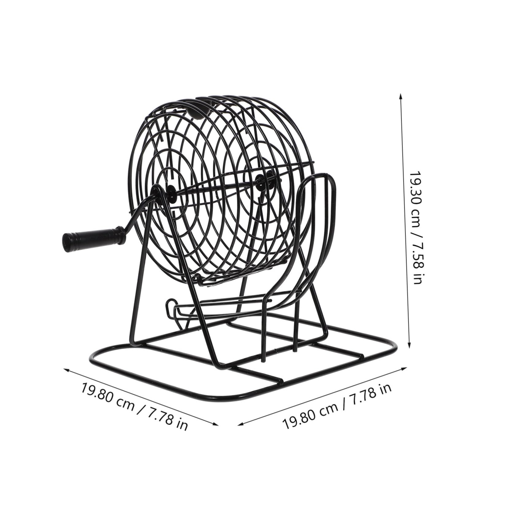 Alasum Máquina de Bingo Interactiva de Hierro Negro para Fiestas Temáticas y Bares, Juego de Mesa Duro Diversión Interactiva y Diseño Resistente