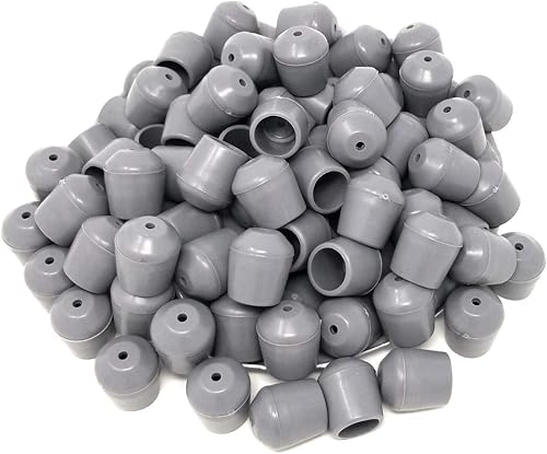 Miniatura 9 de Paquete de 100 tapas para patas de silla para sillas plegables de plástico estilo alquiler de fiestas, se adapta a 34 pulgadas de diámetro. Marco,